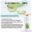 Sunzze Aloe Vera Gel 98% 100ml Kühlendes Nachpflegel