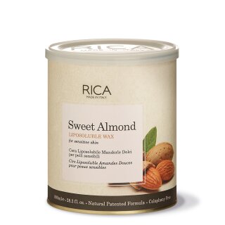 Rica warm wax ALMOND for hair removal | Can 800 ml