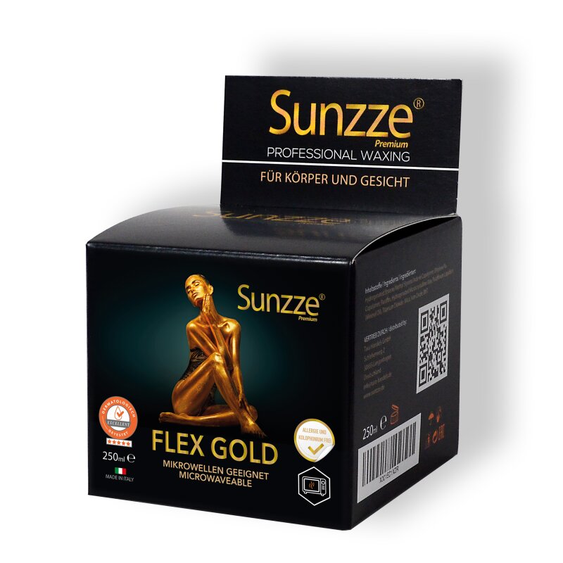 Sunzze Premium Gold Heißwachs 250g BOX
