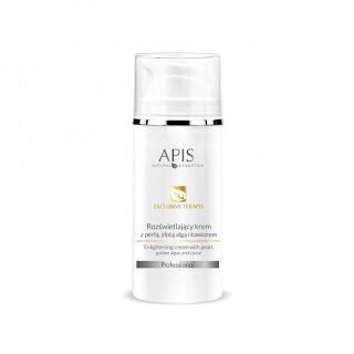 apis exclusive therapy luminous cream with pearl, golden algae and caviar 100ml