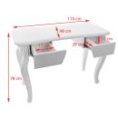 Desk style 2049 white