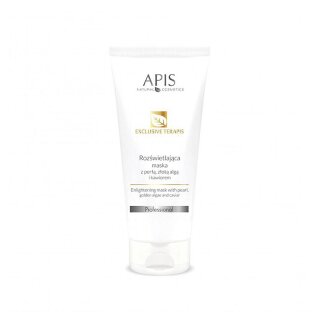 apis exclusive therapy luminous mask with pearl, golden algae and caviar 200ml