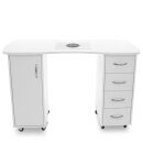 Desk 2027 zp white with drawer and door unit