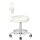 Cosmetic stool bump-up white
