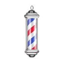 Barbershop barberpole with lighting bb08 small