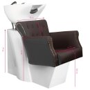 Hair system hairdresser sink ber 8183 brown