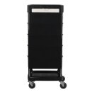 Gabbiano hairdressing trolley ft65 black/white