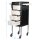 Gabbiano friseurwagen ft65-1 black/white