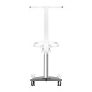 Height-adjustable foot bath for pedicure comfort with...