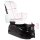 Fusspflegestuhl pediküre spa as-122 weiss-schwarz mit massagefunktion