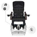 Foot care chair pedicure spa as-261 black and white with massage function