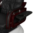 Fusspflegestuhl pediküre spa as-261 schwarz-weiss mit massagefunktion