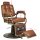 Gabbiano barber chair boss old leather light brown