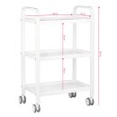 Cosmetic trolley hs09 white