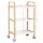 Cosmetic trolley hs09 wood - white