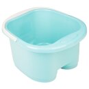 Foot bath bowl with massage rollers