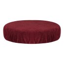 TERRY COVER FOR STOOL WINE RED 30-35cm