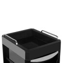 Gabbiano hairdressing trolley 030 black