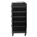 Gabbiano hairdressing trolley 030 black