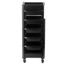 Gabbiano hairdressing trolley 030 black