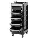 Gabbiano hairdressing trolley 030 black