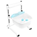 Set height-adjustable foot bath + foot massager with...