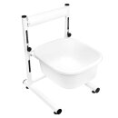 Set height-adjustable foot bath + foot massager with...