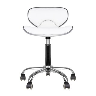 Gabbiano barber stool q-4599 white