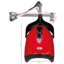 Gabbiano drying hood with wall arm hood dx-201w 1 speed red