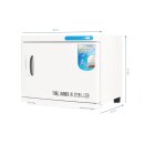 Handdoekverwarmer met UVC sterilisator 23 L wit