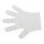 Disposable PE gloves 100 pcs. 6g 26x24 standard