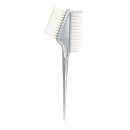 Hair coloring brush with comb d-08 silver