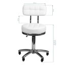 Cosmetic stool am-877 white