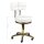 Cosmetic stool gold am-961 white