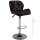 Bar stool m01 quilted adjustable black