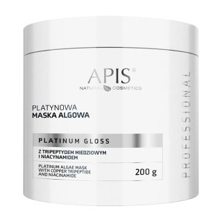 Apis Platinum Gloss Platinum Algenmaske mit Honigtripeptid und Niacinamid 200g