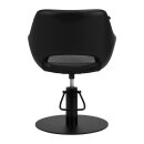 Gabbiano hairdressing chair Sevilla black