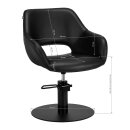 Gabbiano hairdressing chair Sevilla black