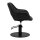 Gabbiano hairdressing chair Sevilla black