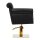 Gabbiano hairdressing chair Berlin black and gold