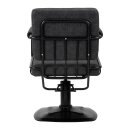 Gabbiano hairdressing chair Catania Loft Old leather black