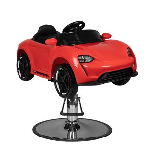 Friseurstuhl für Kinder Auto Porsche rot