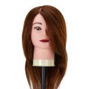 Gabbiano Friseur-Trainingskopf WZ1 mit echtem Haar, Farbe 4#, Länge 16"