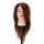 Gabbiano Hairdressing Training Head WZ1 with Real Hair, Color 4#, Length 16"