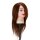 Gabbiano Hairdressing Training Head WZ1 with Real Hair, Color 4#, Length 16"