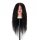 Gabbiano Hairdressing Training Head WZ1 with Real Hair, Color 1#, Length 20"