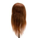 Gabbiano Kapperstrainingshoofd WZ1 met echt haar, kleur 4#, lengte 20"