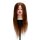 Gabbiano Hairdressing Training Head WZ1 with Real Hair, Color 4#, Length 20"