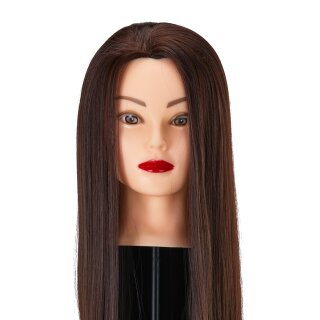 Gabbiano Hairdressing Training Head WZ2 with Synthetic Hair, Color 4#, Length 24"