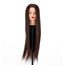 Gabbiano Friseur-Trainingskopf WZ2 mit synthetischem Haar, Farbe 4#, Länge 24"